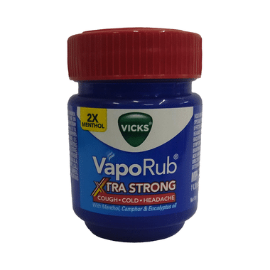 Vicks Vaporub Xtra Strong Balm | For Cough, Cold & Headache Relief