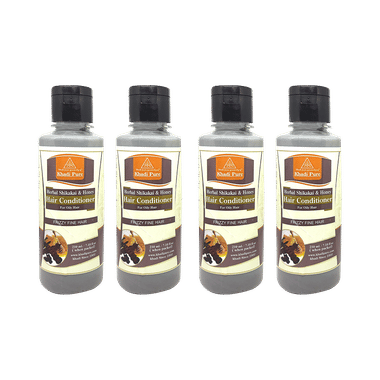 Khadi Pure Herbal Shikakai & Honey Hair Conditioner (210ml Each)