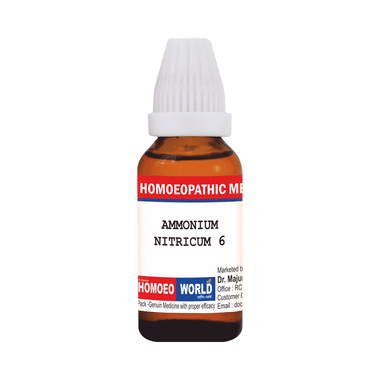 Dr. Majumder Homeo World Ammonium Nitricum Dilution(30ml Each) 6