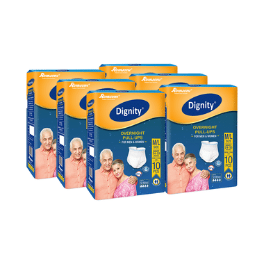 Dignity Overnight Pull-Ups Diaper (10 Each) M-L