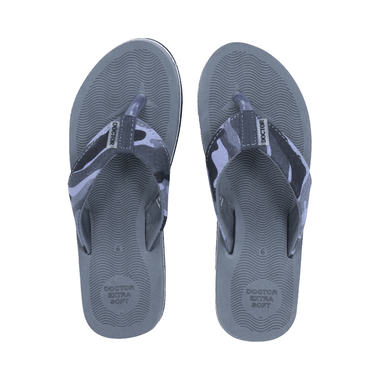 Doctor Extra Soft D 56 House Slipper For Women's Camo Grey  9
