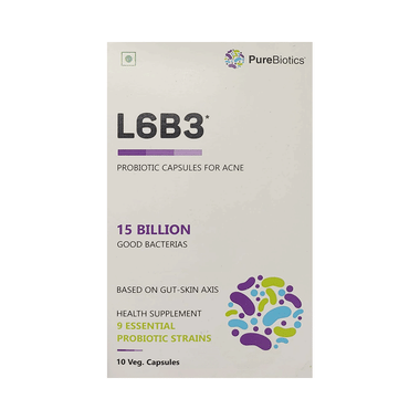 L6B3 Vegicap Probiotic Veg Capsule for acne