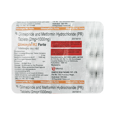 Gliminyle-M2 Forte Tablet PR