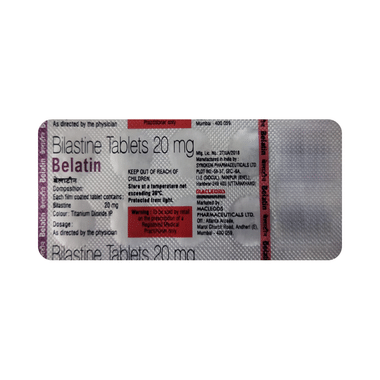 Belatin 20mg Tablet