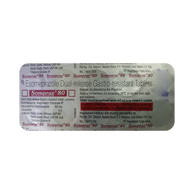 Sompraz 80mg Tablet