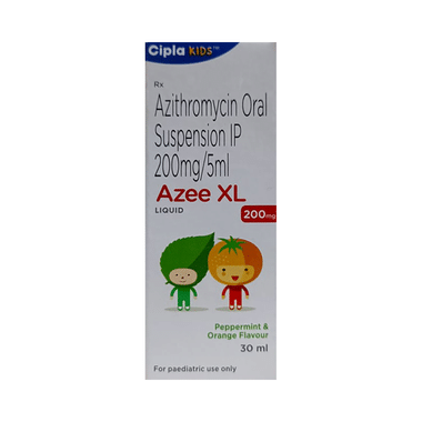 Azee XL 200mg Liquid Peppermint & Orange