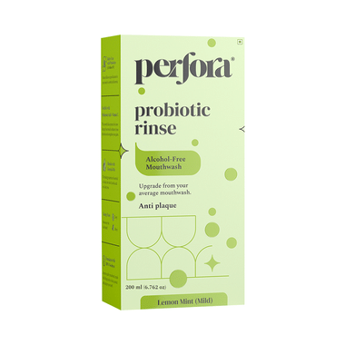 Perfora Probiotic Rinse Alcohol-Free Mouth Wash Lemon Mint