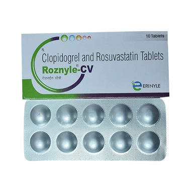 रोजनील सीवी 10mg/75mg टैबलेट