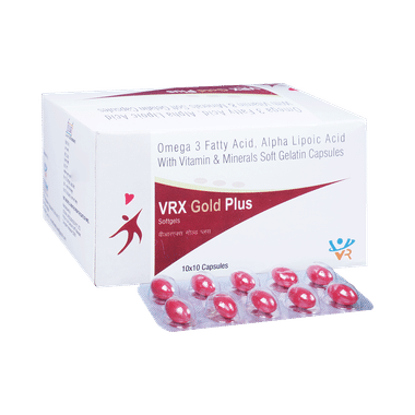 VRX Gold Plus Soft Gelatin Capsule