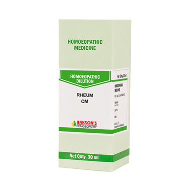 Bakson's Homeopathy Rheum Dilution CM