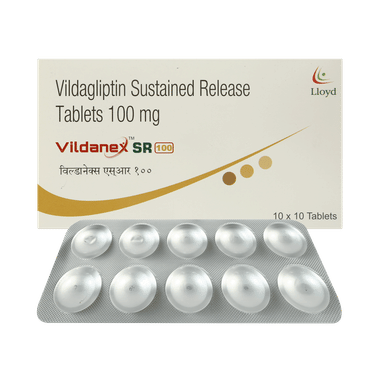 Vildanex 100mg Tablet SR