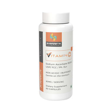 Sharrets Nutritions Vitamin C 80mg Veg Capsule