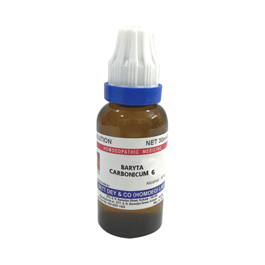 Sett Dey Baryta Carbonicum Dilution 6