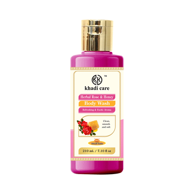 Khadi Care Herbal Rose And Honey Body Wash