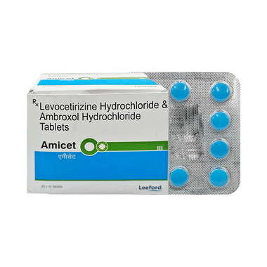 Amicet 5 mg/60 mg Tablet