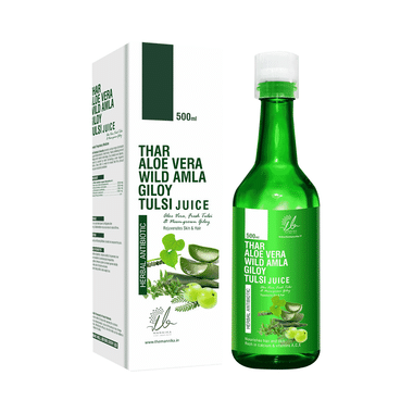 Mannika Naturals Thar Aloe Vera Wild Amla Giloy Tulsi Juice