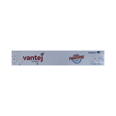 Vantej Extra Foaming Toothpaste | For Sensitivity Relief