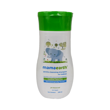 Mamaearth Gentle Cleansing Shampoo For Babies | Tear & Toxin Free