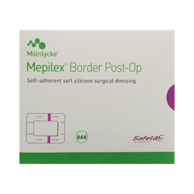 Mepilex Border Post-Op Dressing 6cm X 8cm