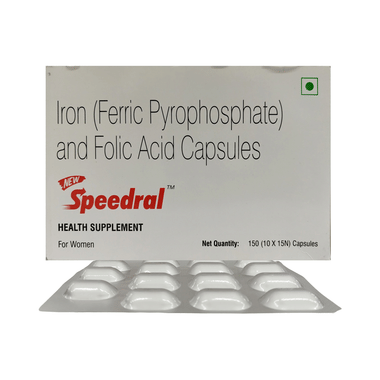 New Speedral Capsule With Iron, Folic Acid & Glycine