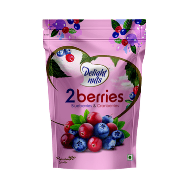 Delight Nuts 2 Berries Blueberries & Cranberries Premium Quality