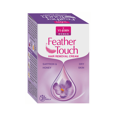 Vi-John Feather Touch Hair Removal Cream Saffron & Honey