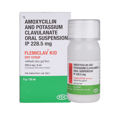 Flemiclav Kid 200 mg/28.5 mg Dry Syrup