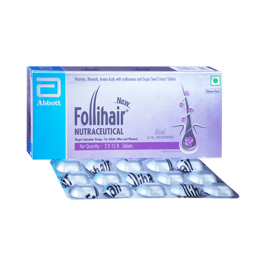 New Follihair Tablet |  Strengthens, Stimulates & Nourishes Hair Follicles
