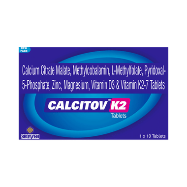 Calcitov K2 Tablet Calcitov K2 Tablet