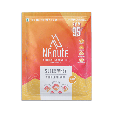 Nroute Super Whey Protein Powder Vanilla