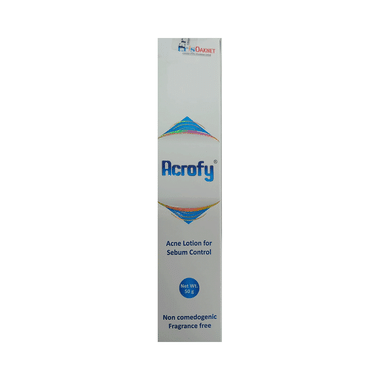 Acrofy Moisturizer For Acne-Prone Skin | Sebum Control Formula | Oil-Free Matte Effect