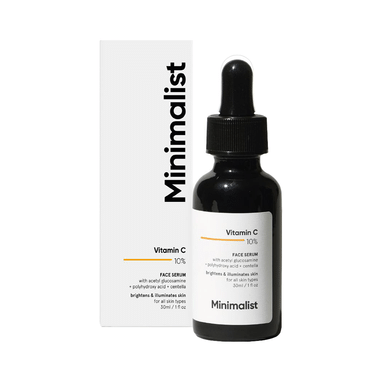 Minimalist 10% Vitamin C Face Serum | Brightens Skin