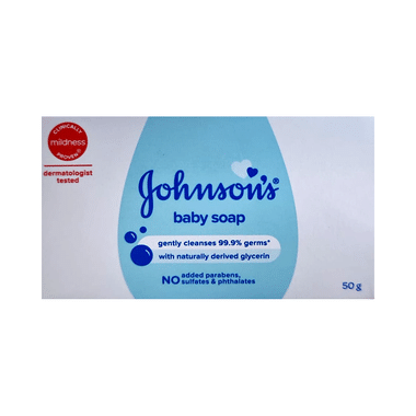 Johnson's Baby Soap With Naturally Derived Glycerin | Mild Soap