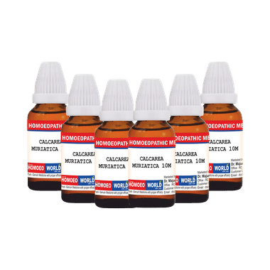 Dr. Majumder Homeo World Calcarea Muriatica Dilution(30ml Each) 10M