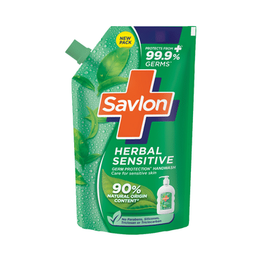 Savlon Herbal Sensitive Refill Germ Protection Liquid Handwash