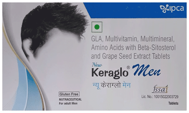 Keraglo Men Tablet with Multivitamin, Multimineral & Natural Extracts