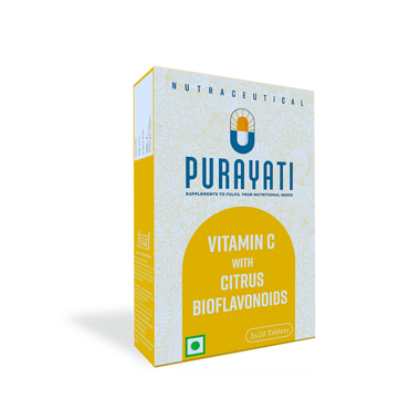 Purayati Vitamin C Supplement With Citrus Bioflavonoids Tablet