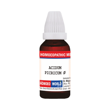 Dr. Majumder Homeo World Acidum Picricum Q Mother Tincture (30 ml Each)