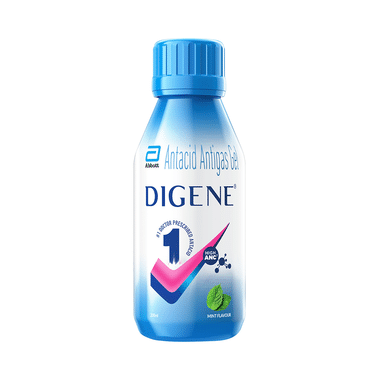 Digene Antacid Antigas Gel | For Acidity, Gas, Heartburn & Bloated Stomach Relief | Flavour Mint