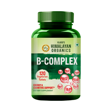 Vlado's Himalayan Organics B-Complex For Energy And Cognitive Support Tablet