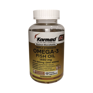 Karmed Omega-3 Fish Oil Softgels