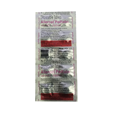 Allercet Paed 5mg Tablet