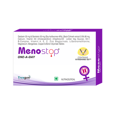 Trexgen Menostop Tablet Advanced & Complete Menopause Formula