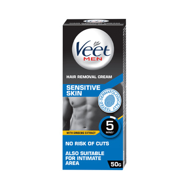 Veet Hair Removal Cream For Men | Suitable For Intimate Area | For Sensitive Skin