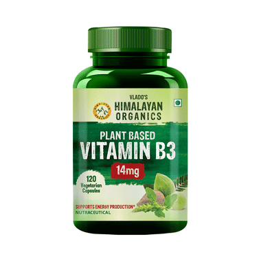 Vlado's Himalayan Organics Plant-Based Vitamin B3 | Supports Healthy Skin and Heart Capsule