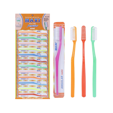 Maxi Angular Hard Toothbrush