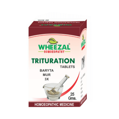 Wheezal Baryta Mur Trituration Tablet 3X