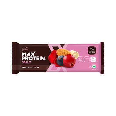 RiteBite Max Protein Daily 10 Gm Protein Bar Fruit And Nut