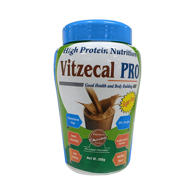 Vitzecal Pro Protein Powder Delicious Chocolate Sugar Free