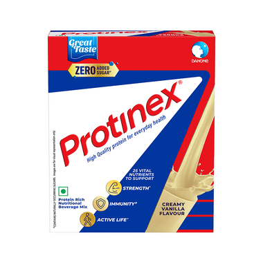 Protinex High Quality Protein | Nutritional Drink For Immunity & Strength | Zero Added Sugar | Creamy Vanilla Powder